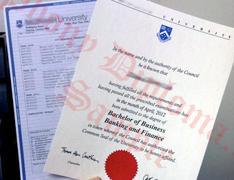 Monash University - Fake Diploma Sample from Australia